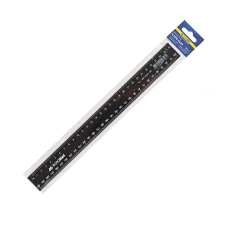 Лінійка пластикова BUROMAX (BM.5827-30), 30 см